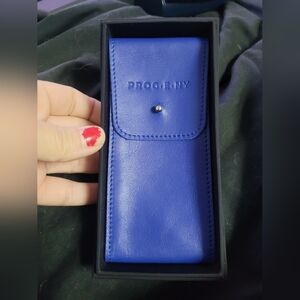 Progeny Blue Leather Wach Stap Case